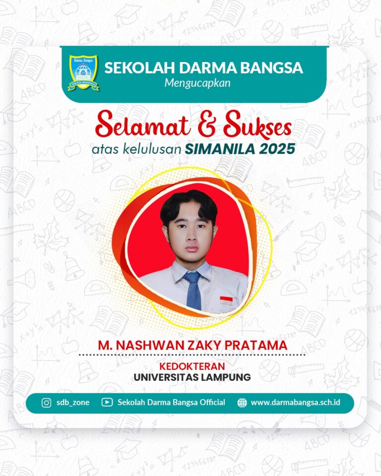 Kedokteran (UNILA) – M. Nashwan Zaky Pratama - Sekolah Darma Bangsa