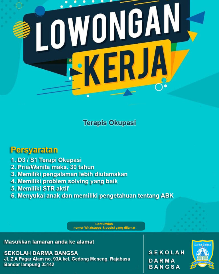 LOKER Terapis 2026