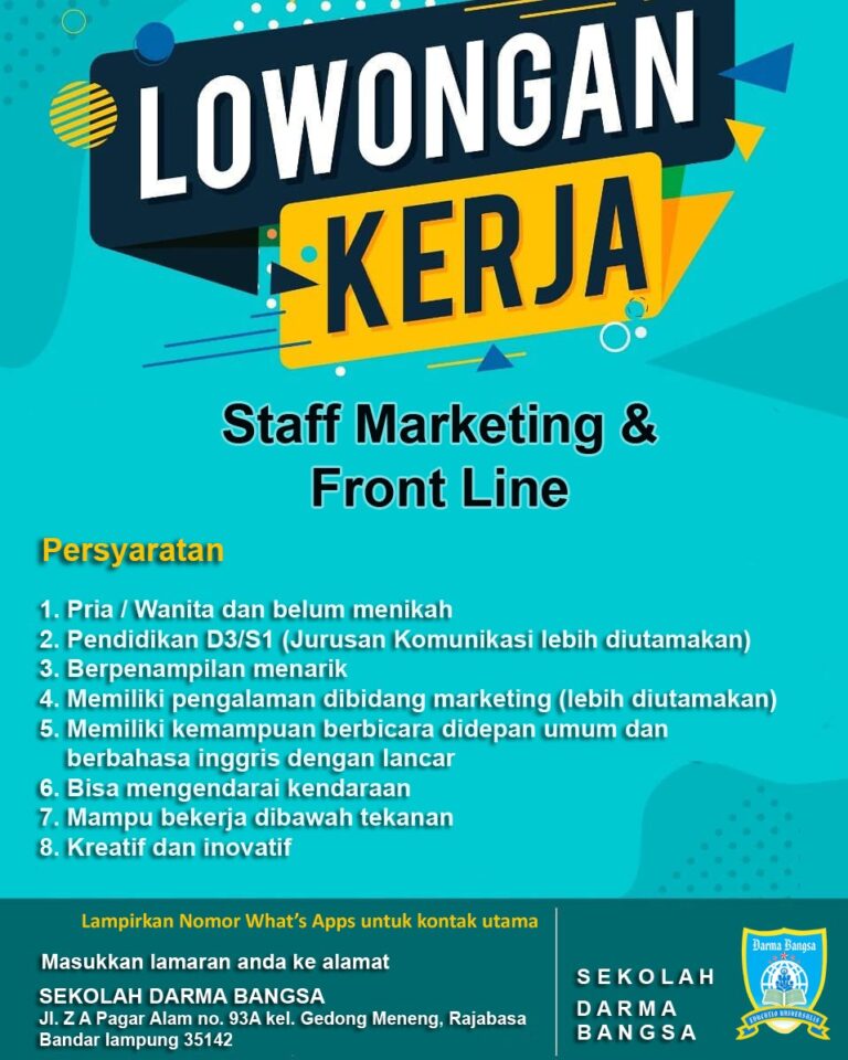 loker marketing 2026